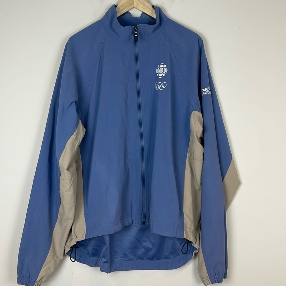 CBC Vintage Athens 2004 Olympics Zip Up Jacket Size Extra Large